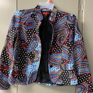 Joni B Multi Color Jacket Size S